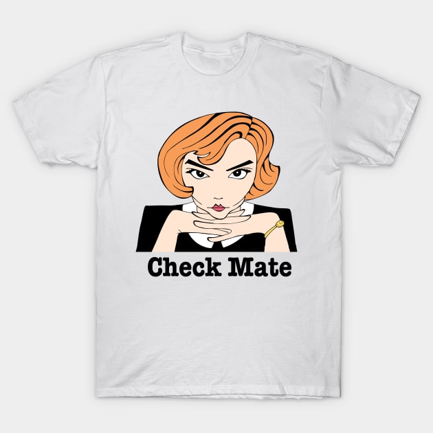 CHECK MATE T-Shirt by cartoonistguy